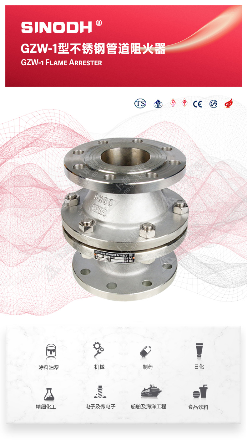 GZW-1不锈钢管道阻火器_OB欧宝·体育（中国）官方网站图片.jpg