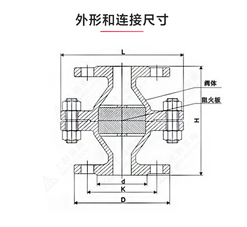 GZW-1不锈钢管道阻火器_OB欧宝·体育（中国）官方网站结构图.jpg