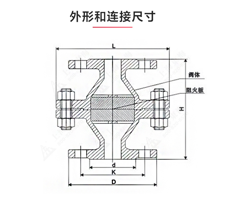 GZW-1铸钢管道阻火器_OB欧宝·体育（中国）官方网站结构图.jpg